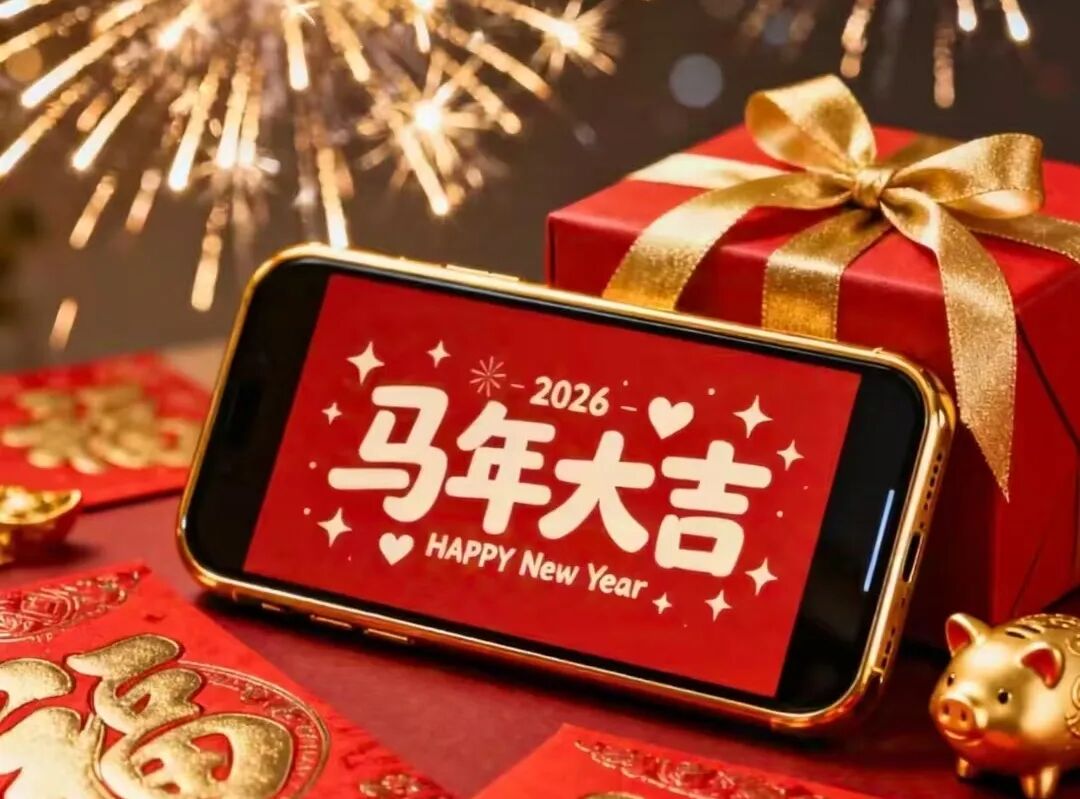 Annonce de vacances du Festival chinois du nouvel an et du printemps lunaire